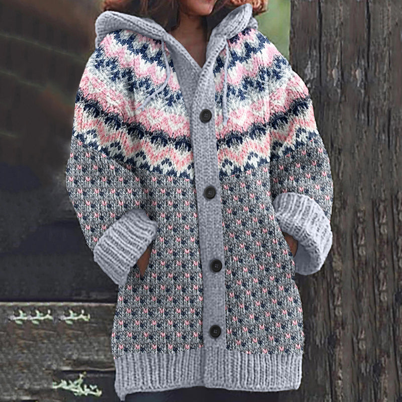 Cardigan au design réfléchi