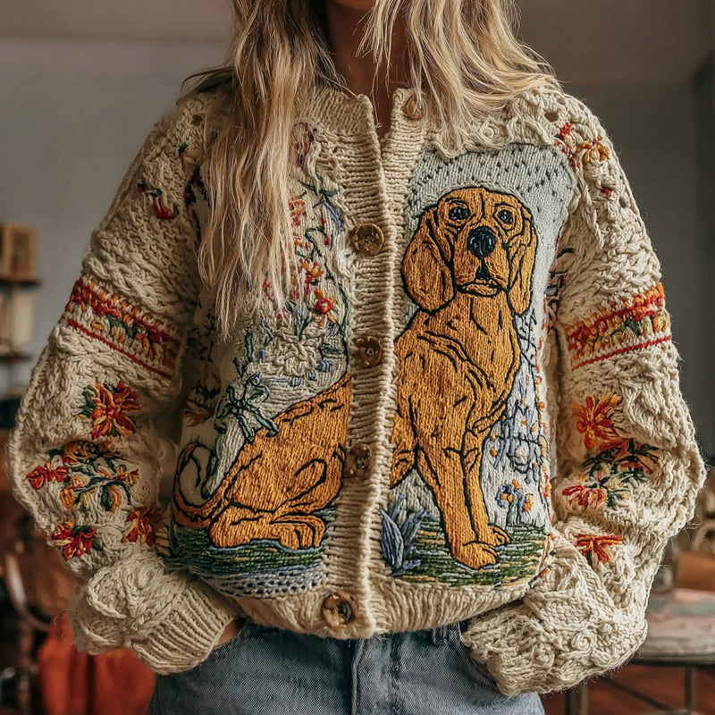 Cardigan magnifiquement confectionné