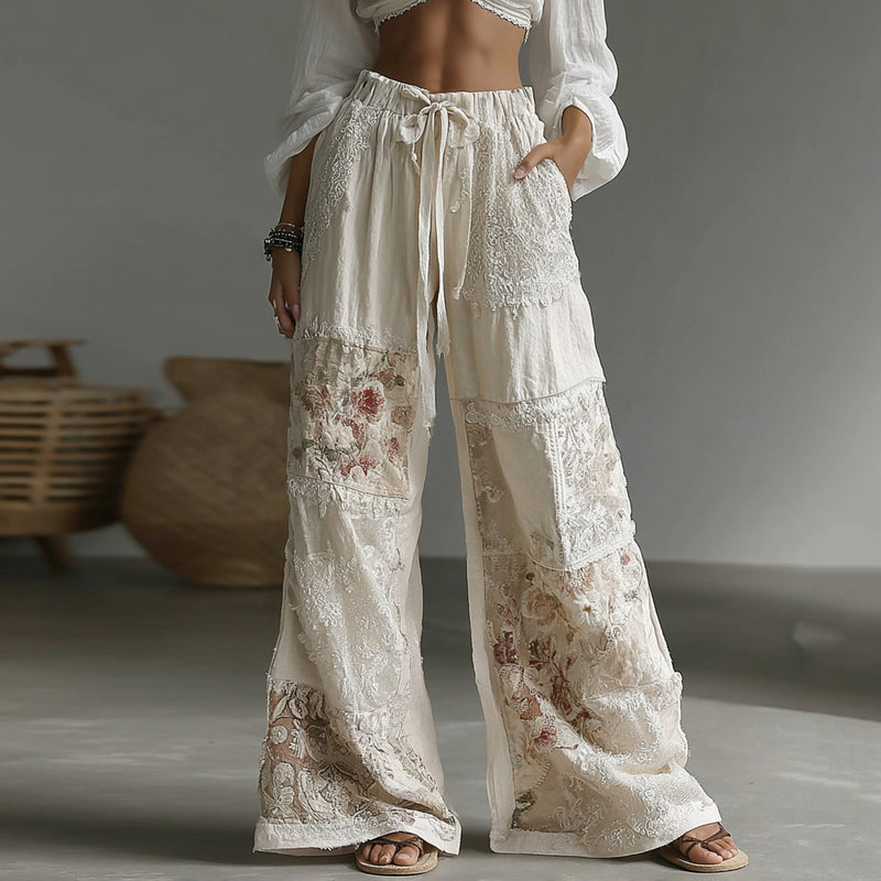 Pantalon au design réfléchi