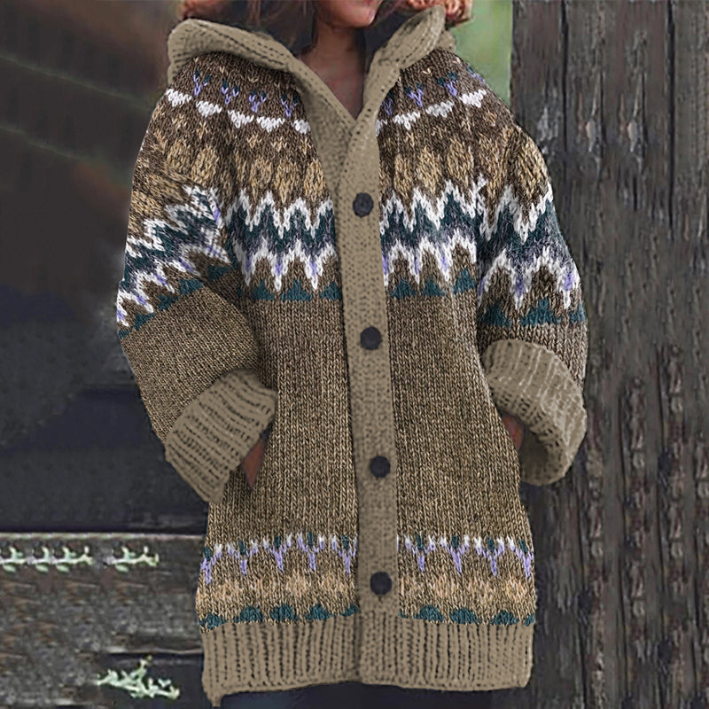 Cardigan au design réfléchi