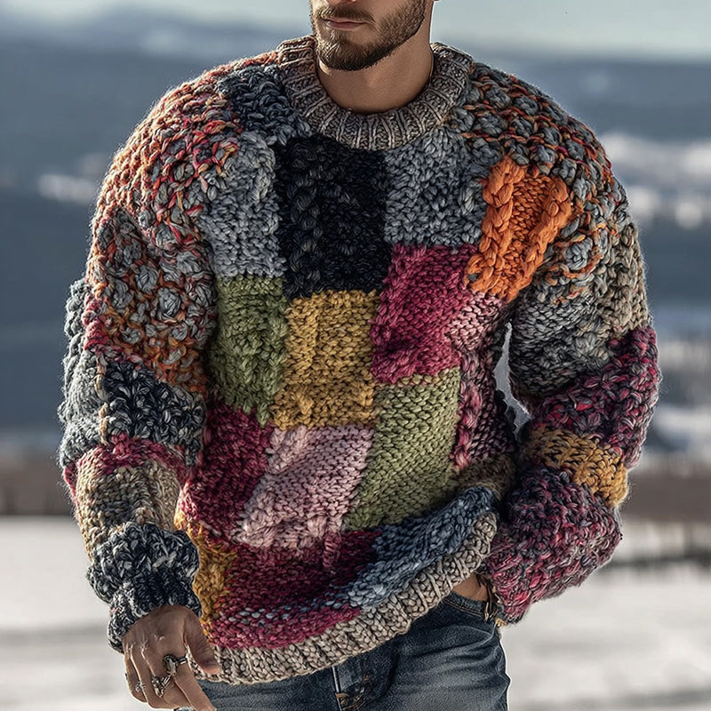 Pull au design réfléchi