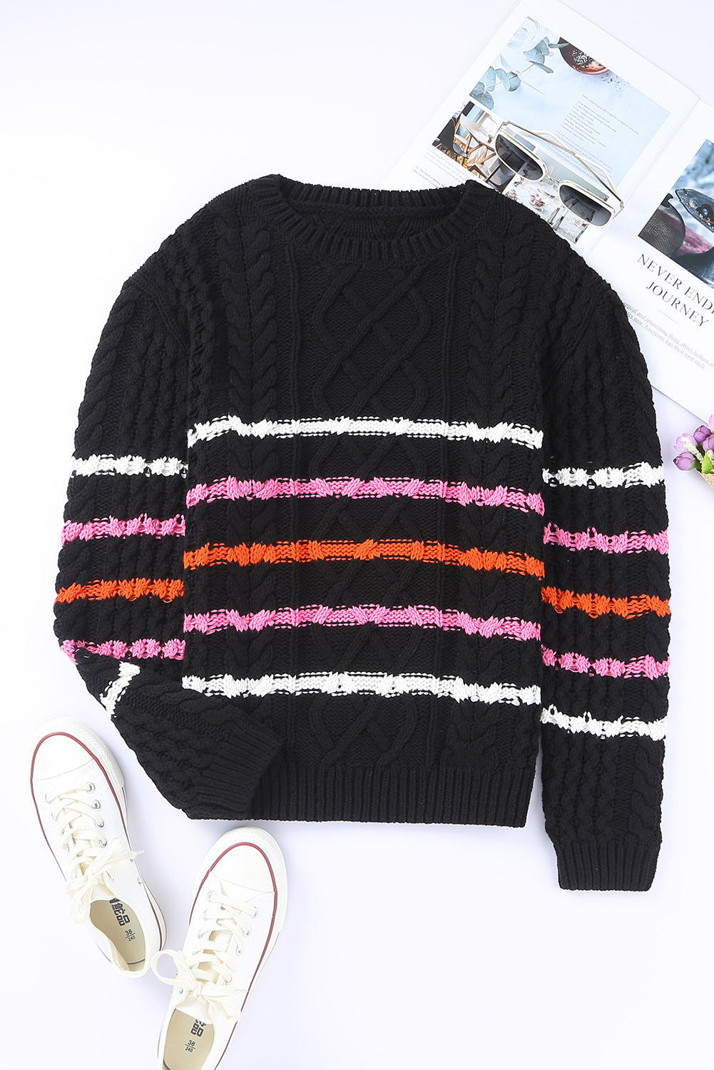 Pull au design réfléchi