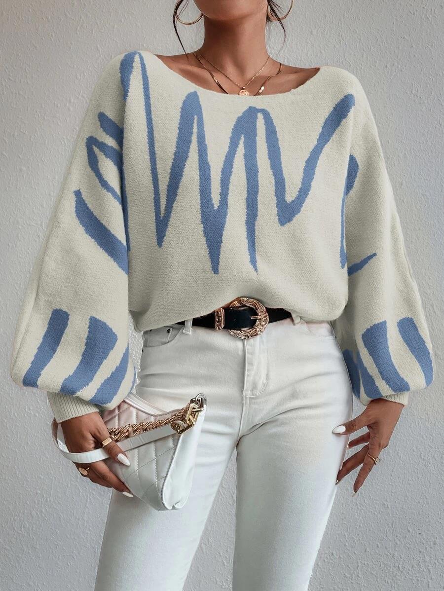 Pull au design réfléchi