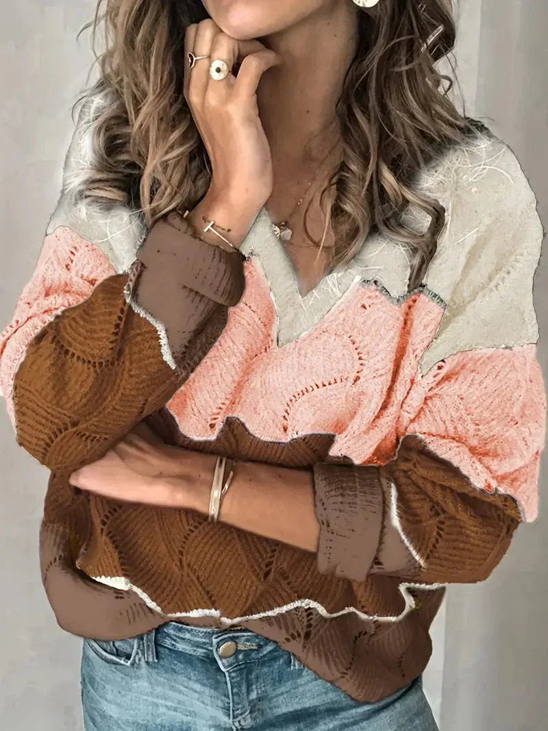 EP | Pull-over avec col en V