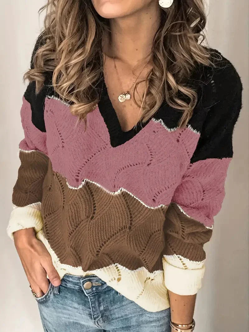 EP | Pull-over avec col en V