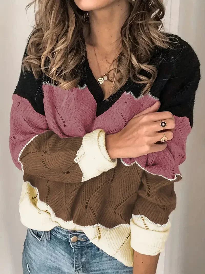 EP | Pull-over avec col en V