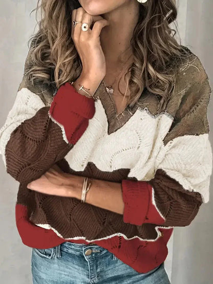 EP | Pull-over avec col en V
