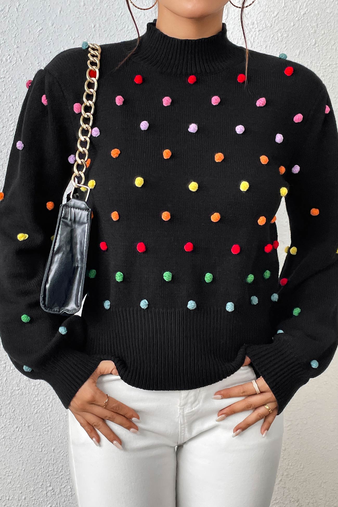 Pull au design réfléchi