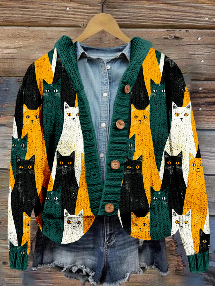 Cardigan au style vintage intemporel