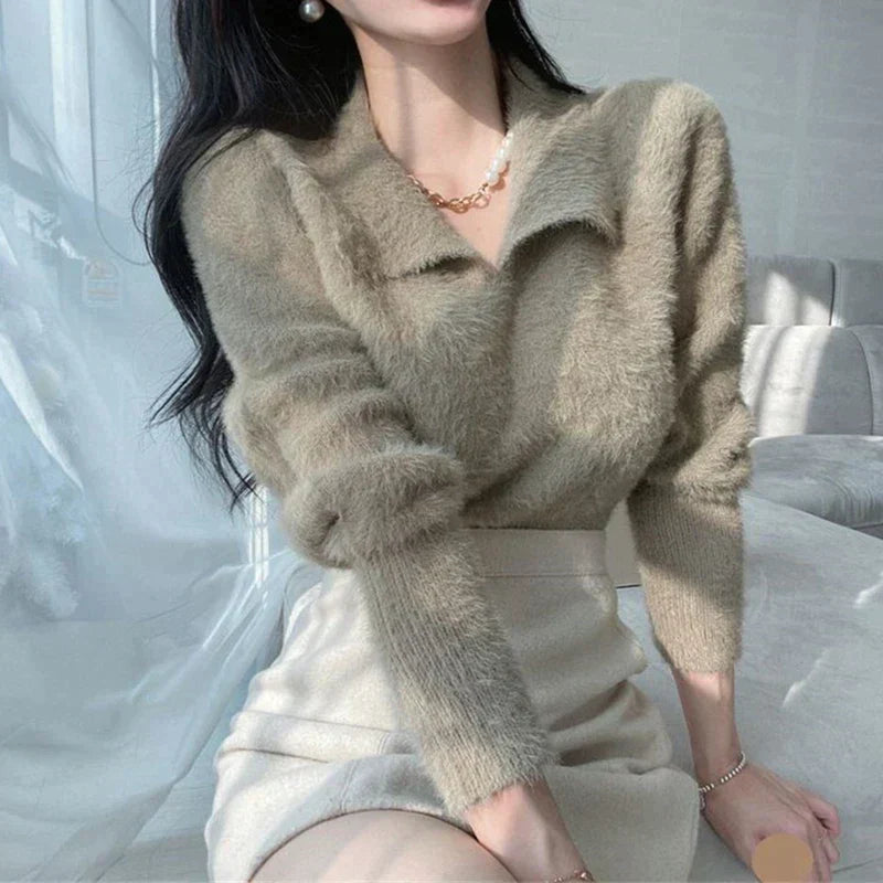 Pull au design réfléchi