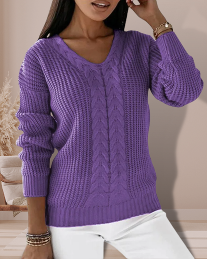 Pull au design réfléchi