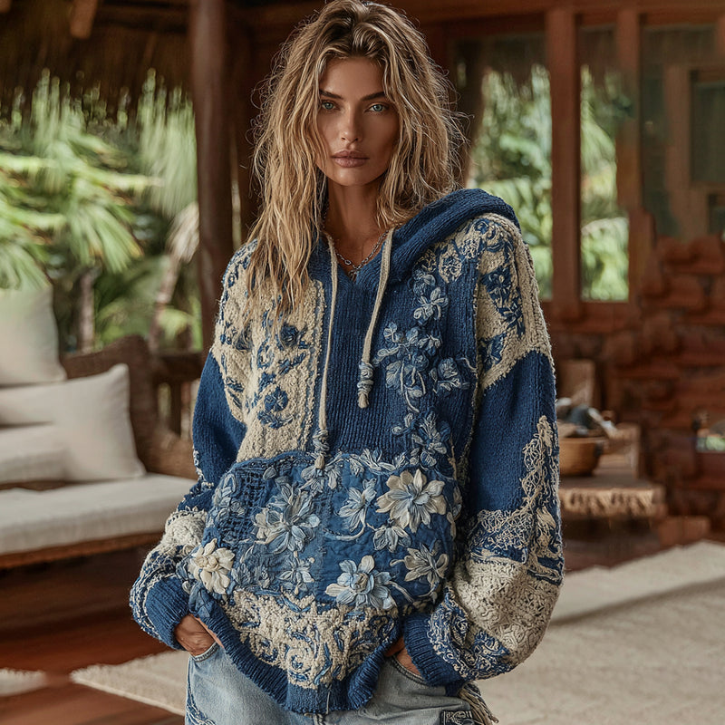 Pull au design réfléchi