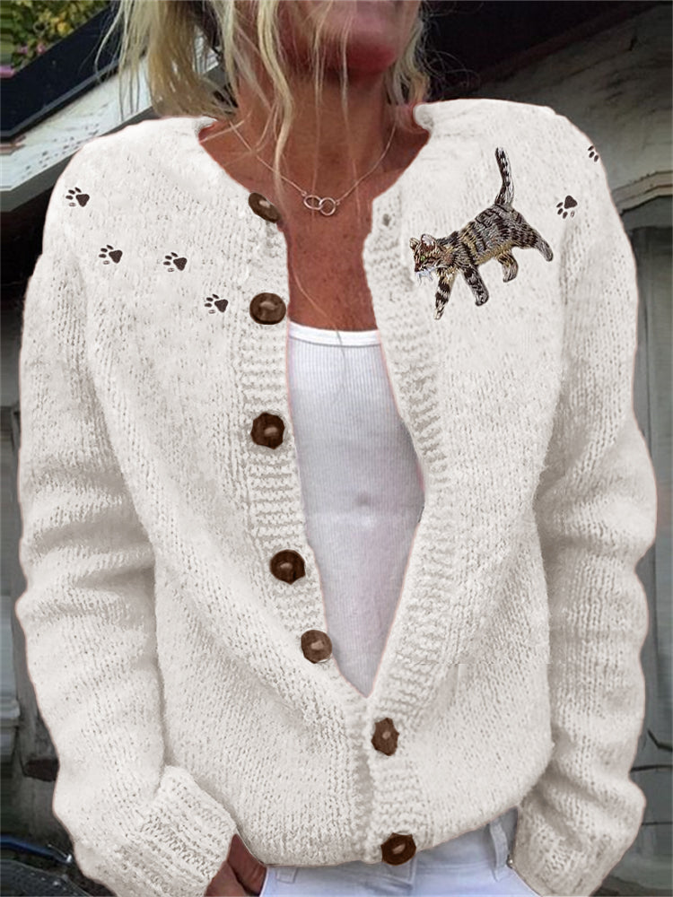 Cardigan au design réfléchi