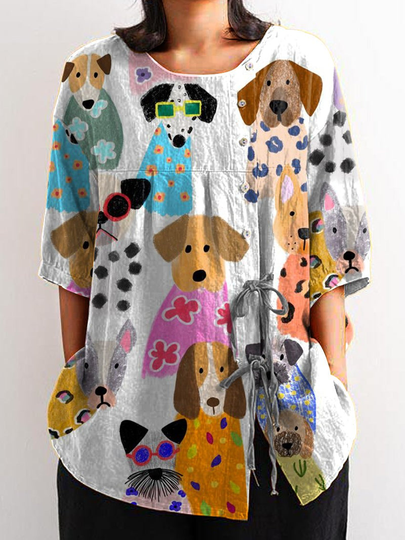 Chemise au design gracieux