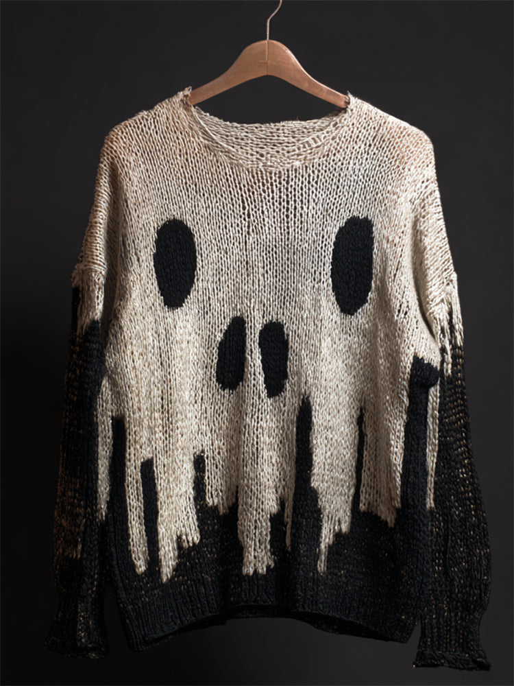 Pull au design réfléchi