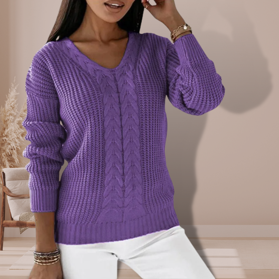 Pull au design réfléchi