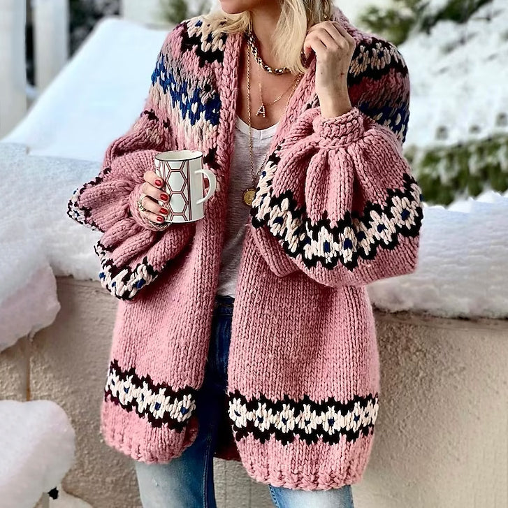 Cardigan au design réfléchi