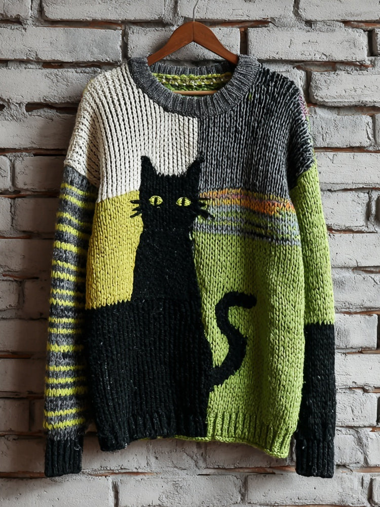 Pull au design réfléchi