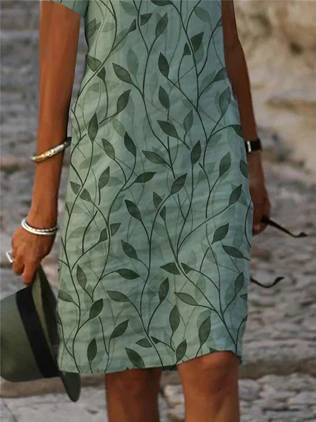 SL | Robe midi imprimée