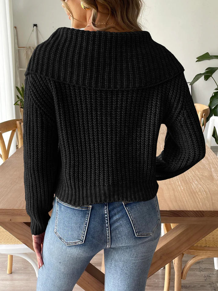 Pull au design réfléchi