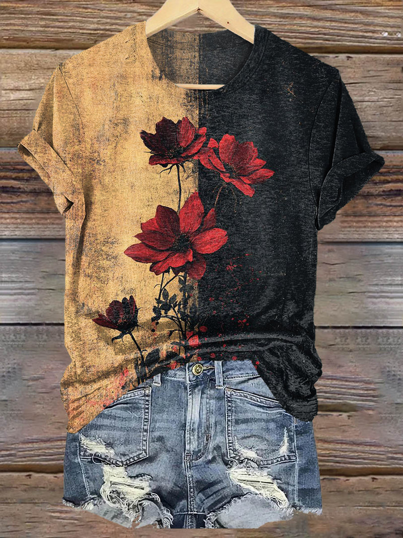 T-Shirt au design réfléchi