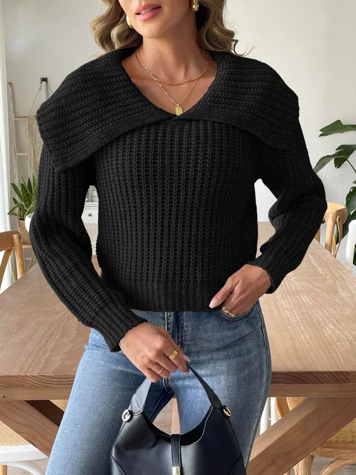 Pull au design réfléchi