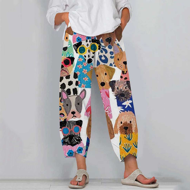 Pantalon au style vintage intemporel