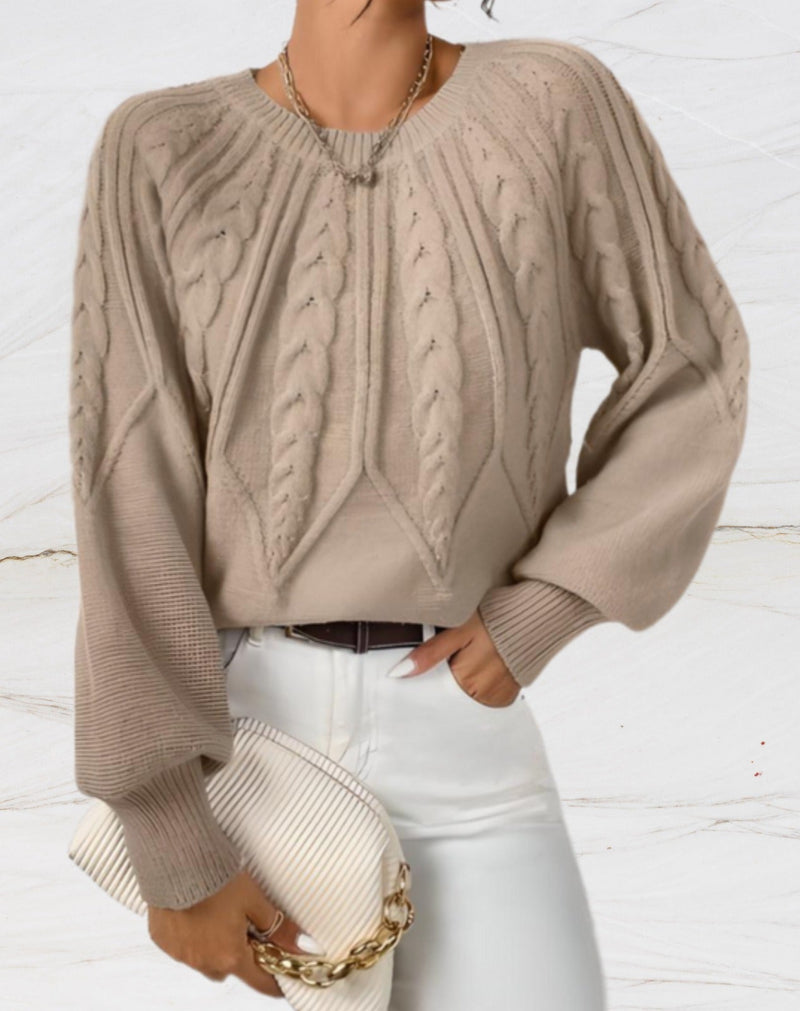 Pull au design réfléchi