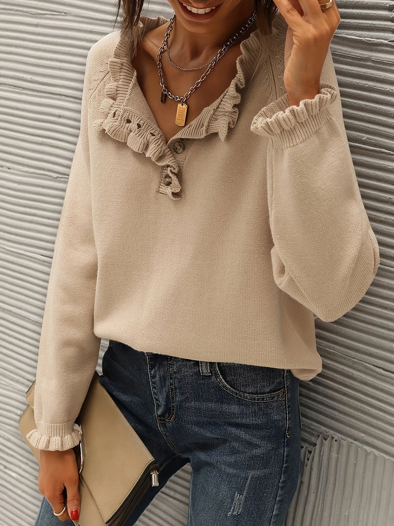 Pull au design réfléchi