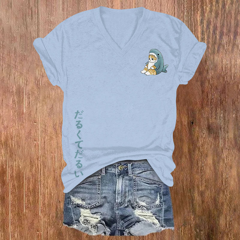 T-Shirt au design réfléchi
