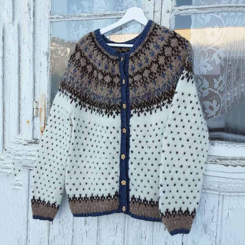 Cardigan magnifiquement confectionné