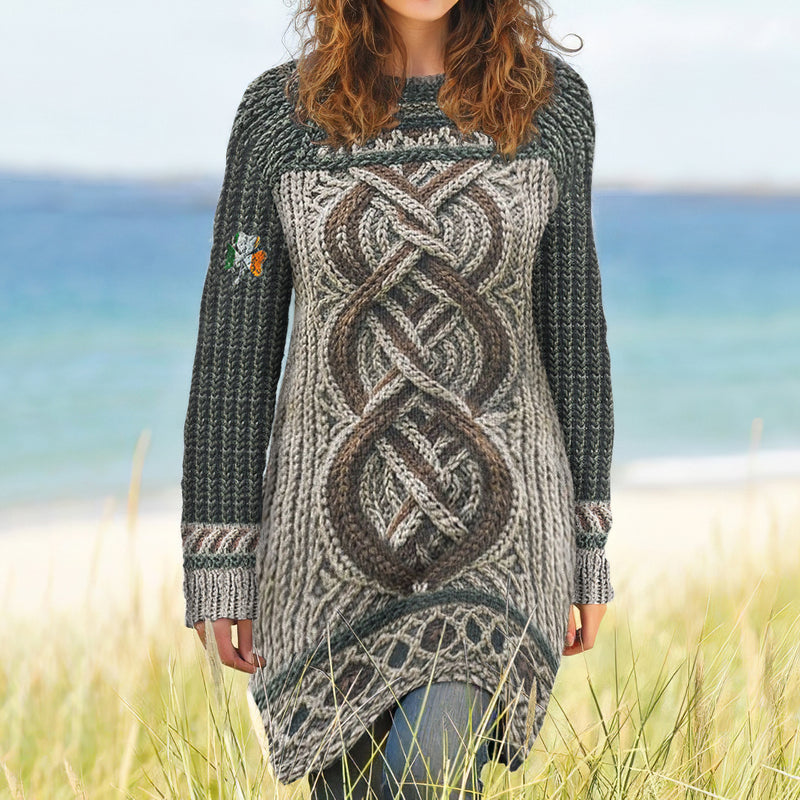 Pull au design réfléchi