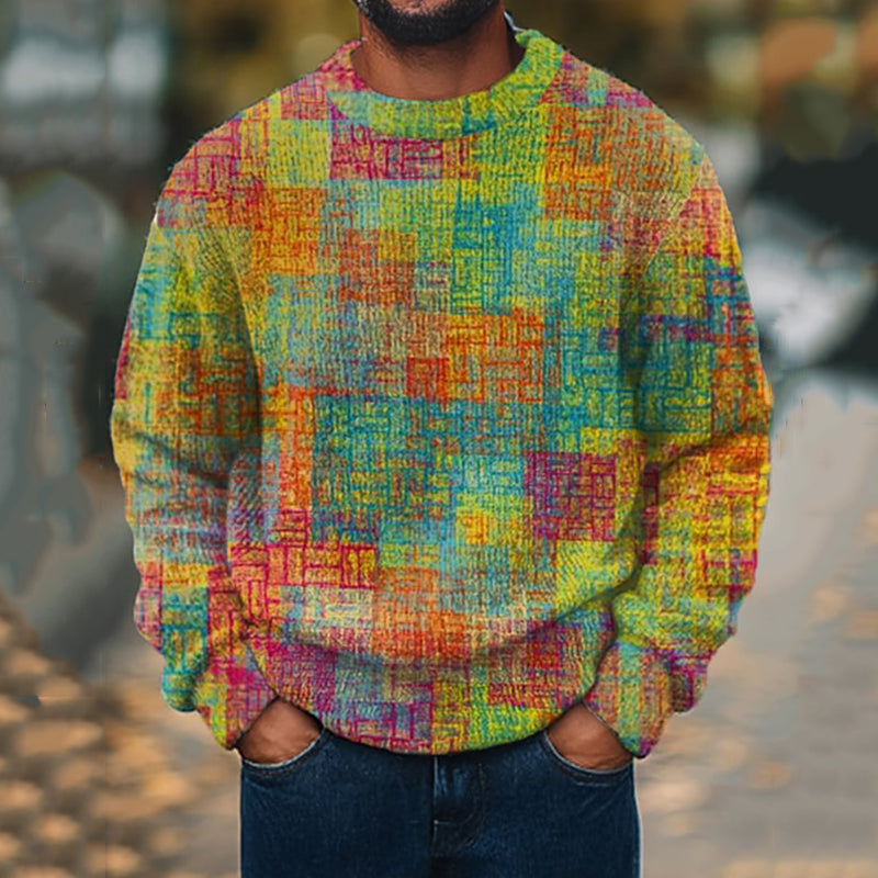 Pull au design réfléchi