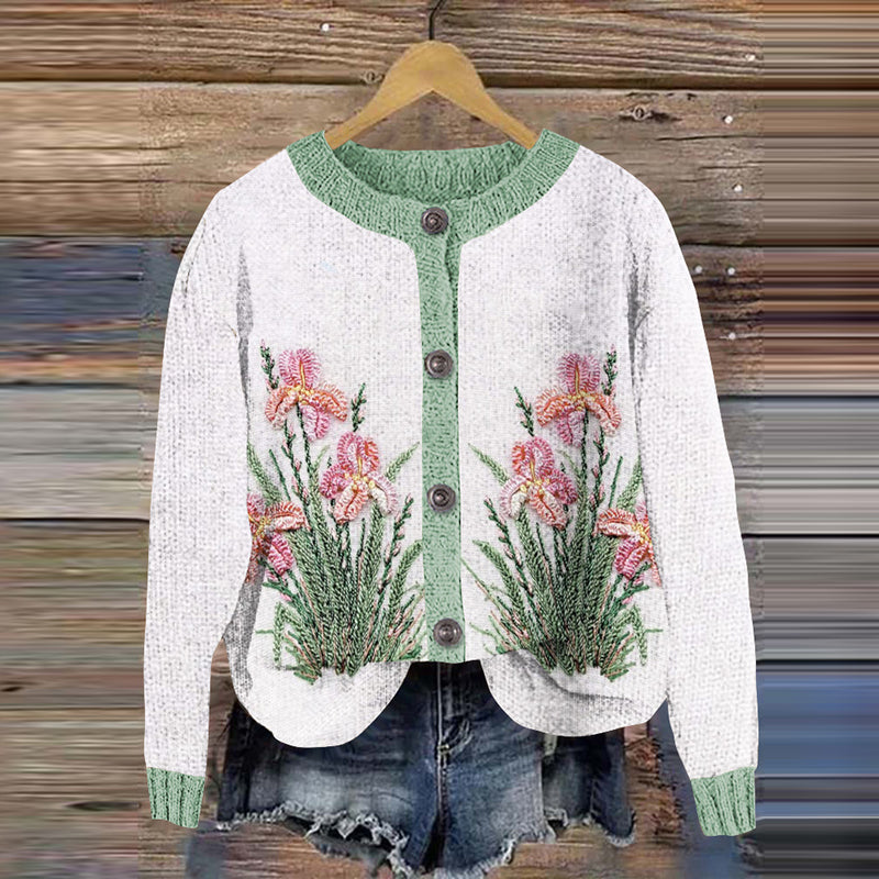 Cardigan au design réfléchi