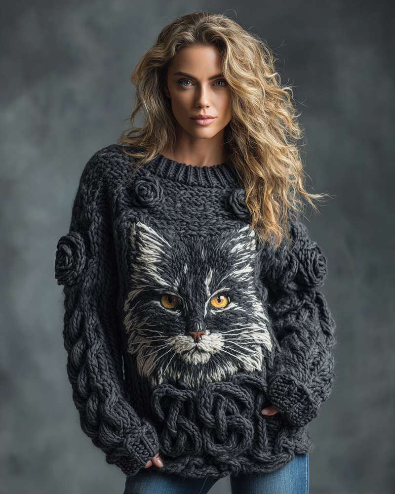 Pull vintage classique