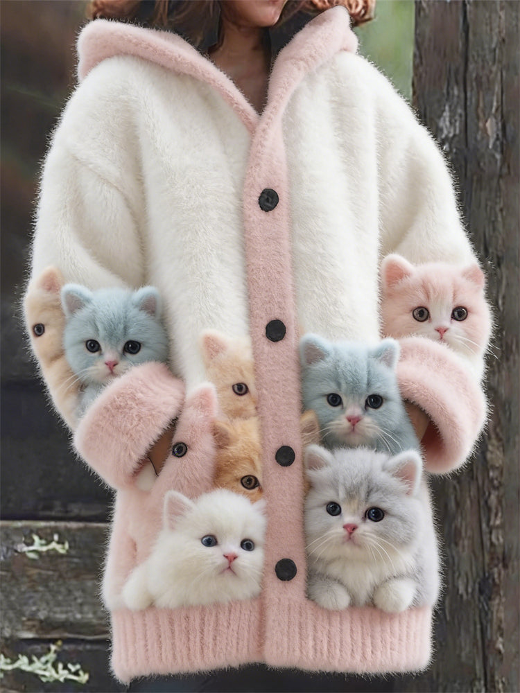 Cardigan au design réfléchi