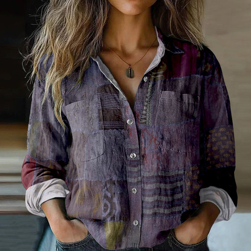 Chemise au design réfléchi