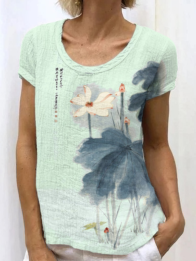 T-Shirt au design réfléchi