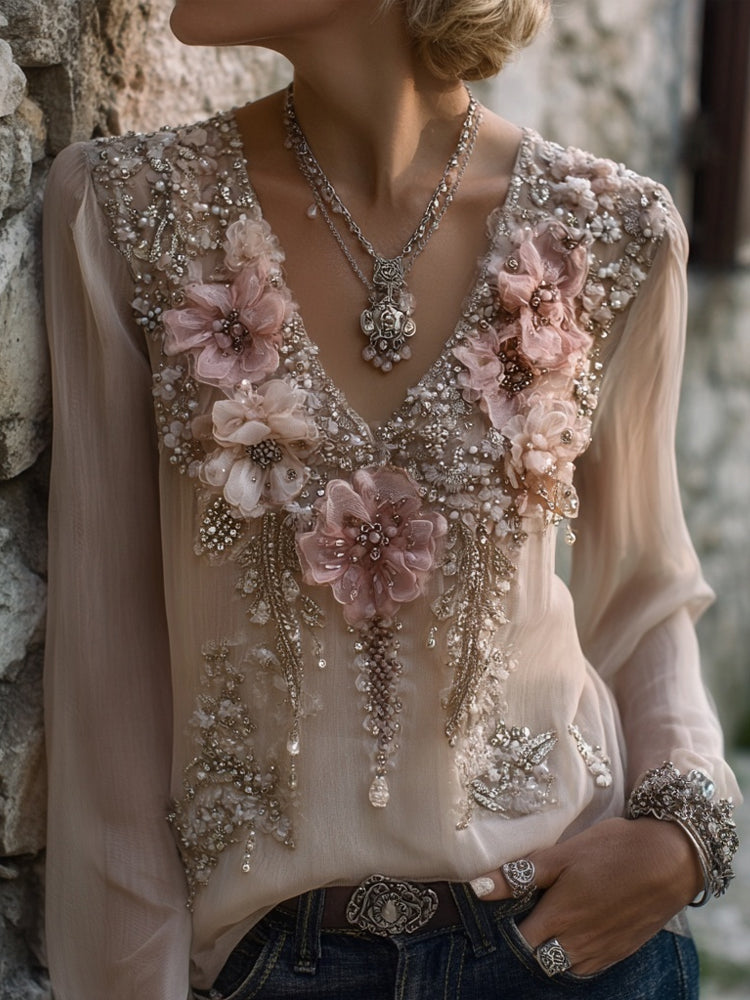 Chemise au design réfléchi