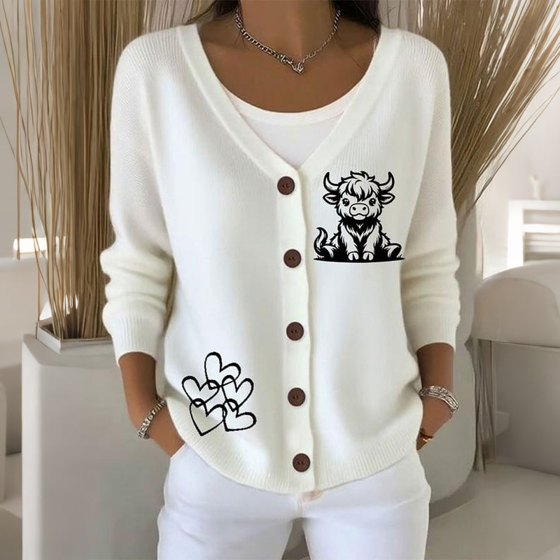 Cardigan au design réfléchi