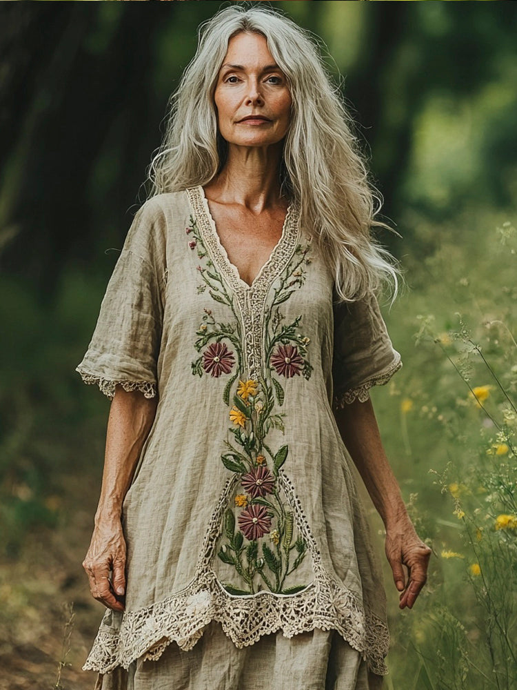 Robe au style vintage intemporel