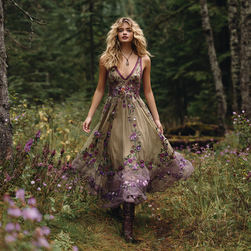 Robe au design élégant