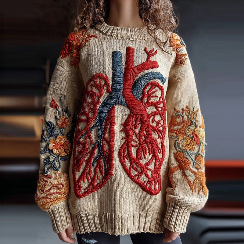 Pull au design réfléchi