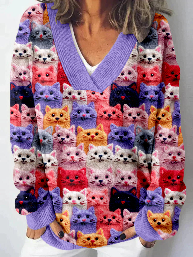 Pull au design réfléchi