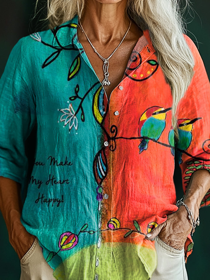 Chemise au design réfléchi