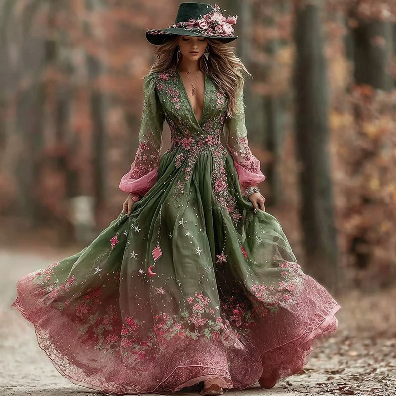 Robe magnifiquement confectionné