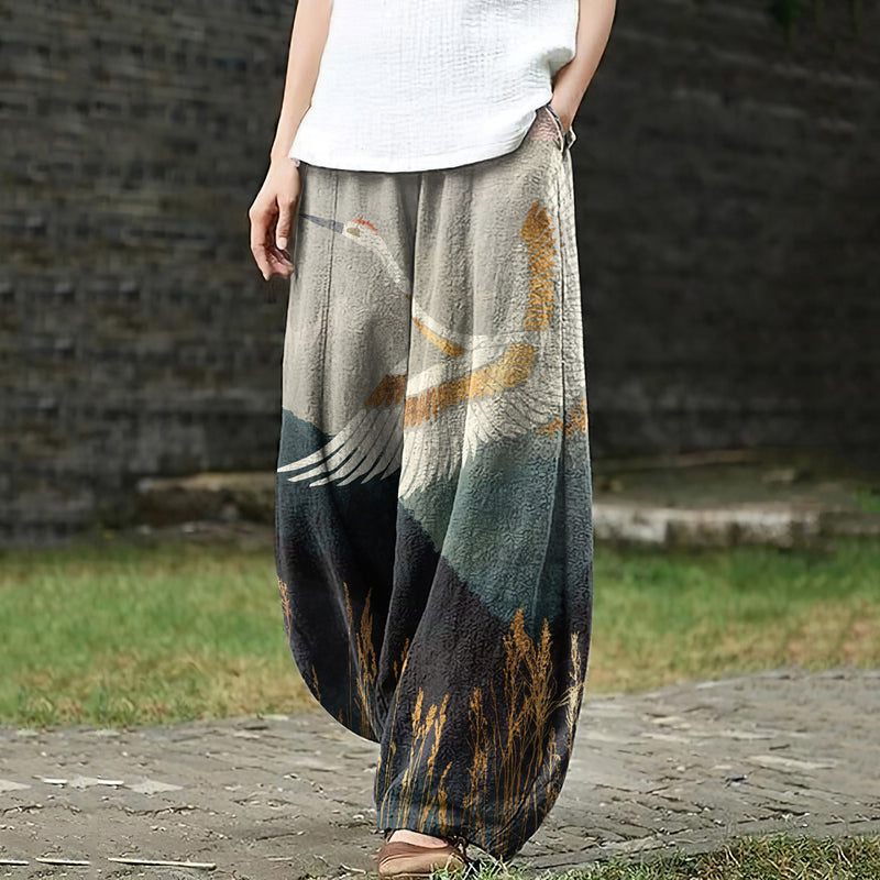 Pantalon au design réfléchi