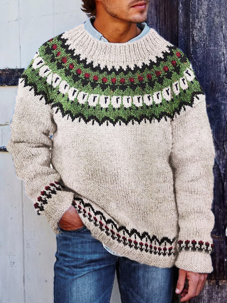Pull au design réfléchi