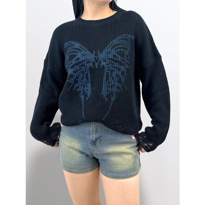 Pull au design réfléchi