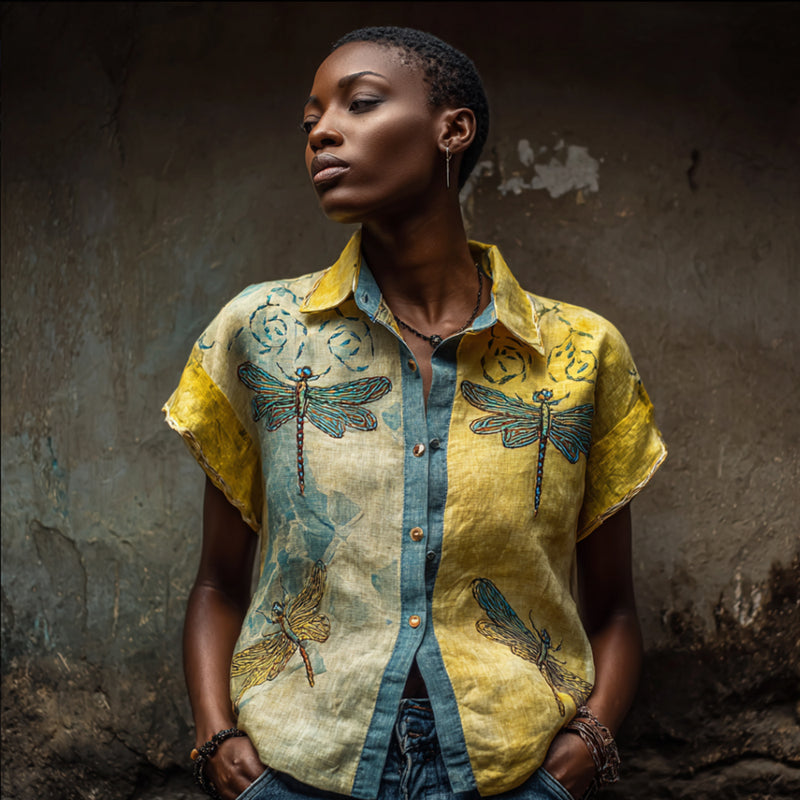 Chemise au design réfléchi